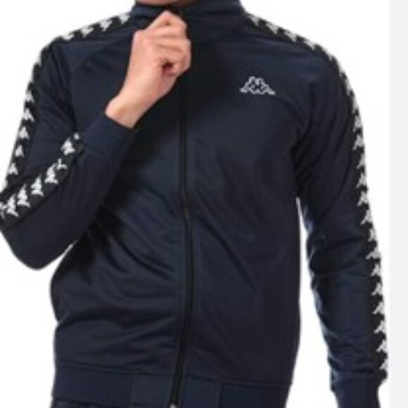 Kappa Men's Sweatshirt Kappa Full Zip Jacket black  sz small - Picture 1 of 16